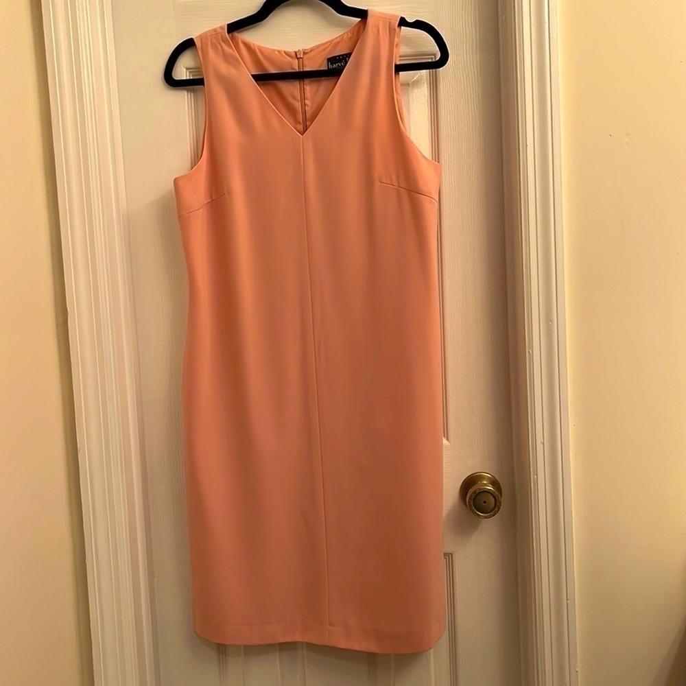 Harve Benard Pink Dress Midi Sheath